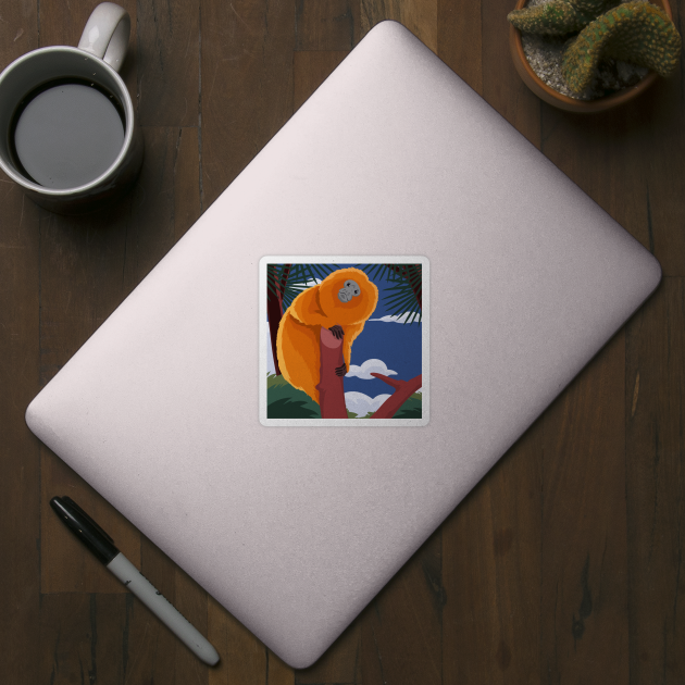 Howler Monkey Wildlife by Mako Design 